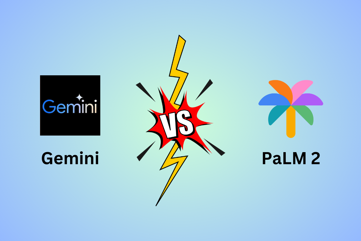 Gemini vs PaLM 2