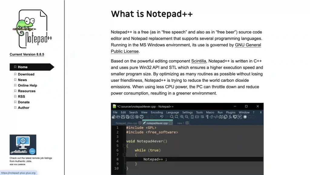 Notepad++