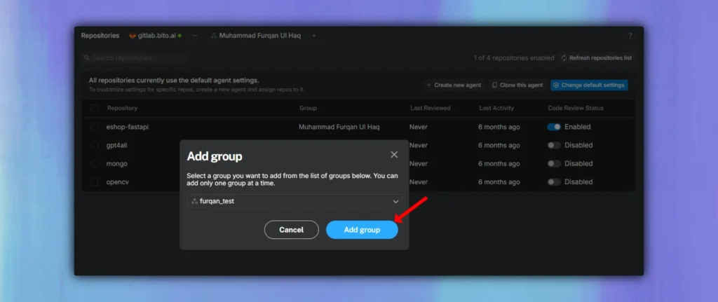 Add group
