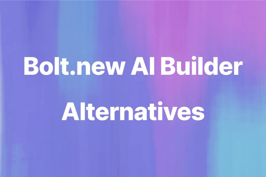 Bolt Alternatives